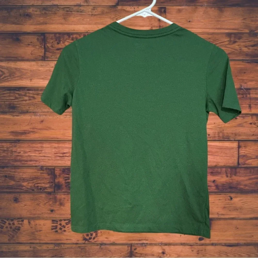 5 for $25🔥Old Navy Dinosaur Green Christmas Holiday‎ T-Shirt Boys Large (10-12)